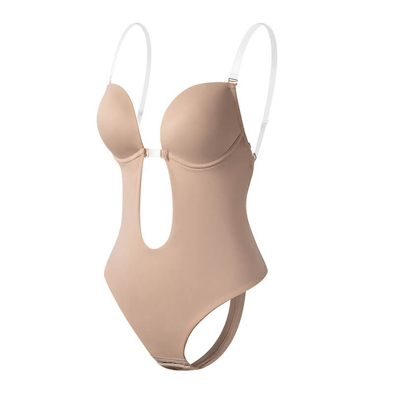 Women's Backless Shaping Bra — Nude Seamless Support Bra for Open-Back Dresses & Evening Occasions | Koossa