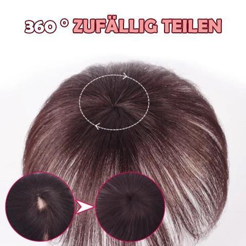 Human Hair Crown Topper Clip-In Hairpiece for Women, Thinning Crown Coverage, Natural Color Hair Toppers for Hair Loss and Volume | Lonoma