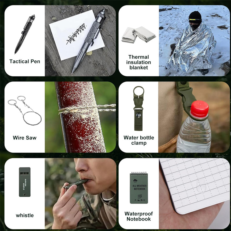 24-Day Outdoor Gear Countdown Calendar with Survival Tools & Accessories for Camping Hiking Adventures | Lonoma