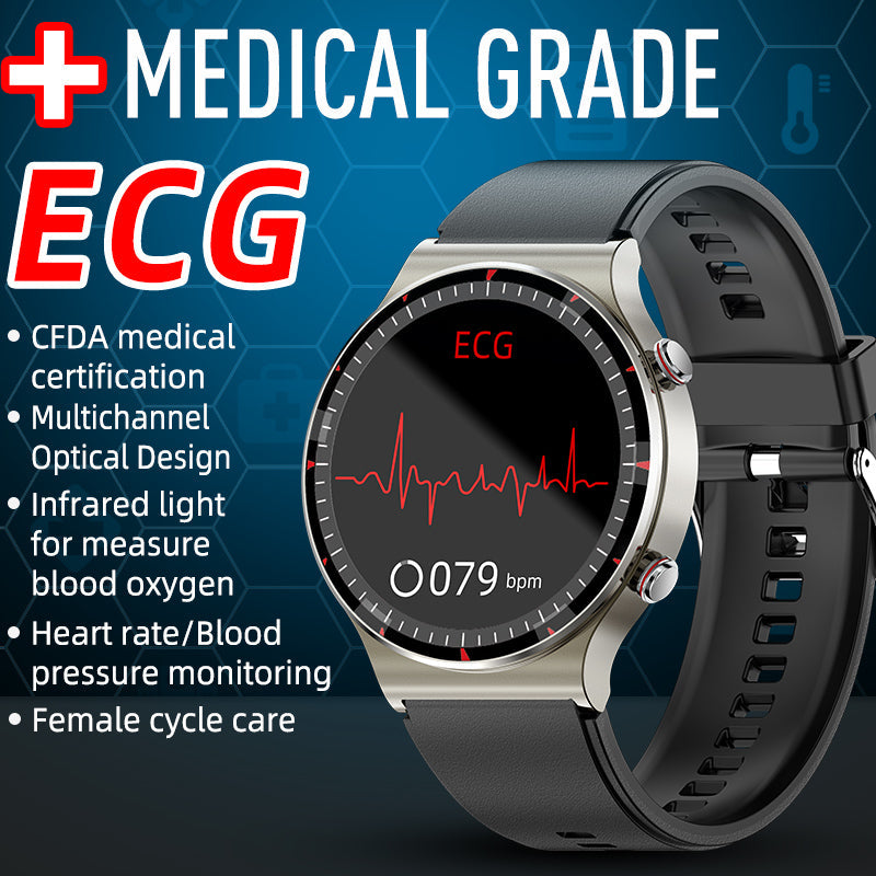 Women's Health Smartwatch with ECG & SpO2 Monitoring — Heart Rate Tracker for Active Wellness & Fitness | Koossa
