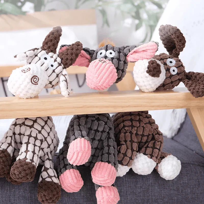 Interactive Plush Animal Toy for Dogs — Durable Bite-Resistant Pet Toy for Play & Fetch | Koossa