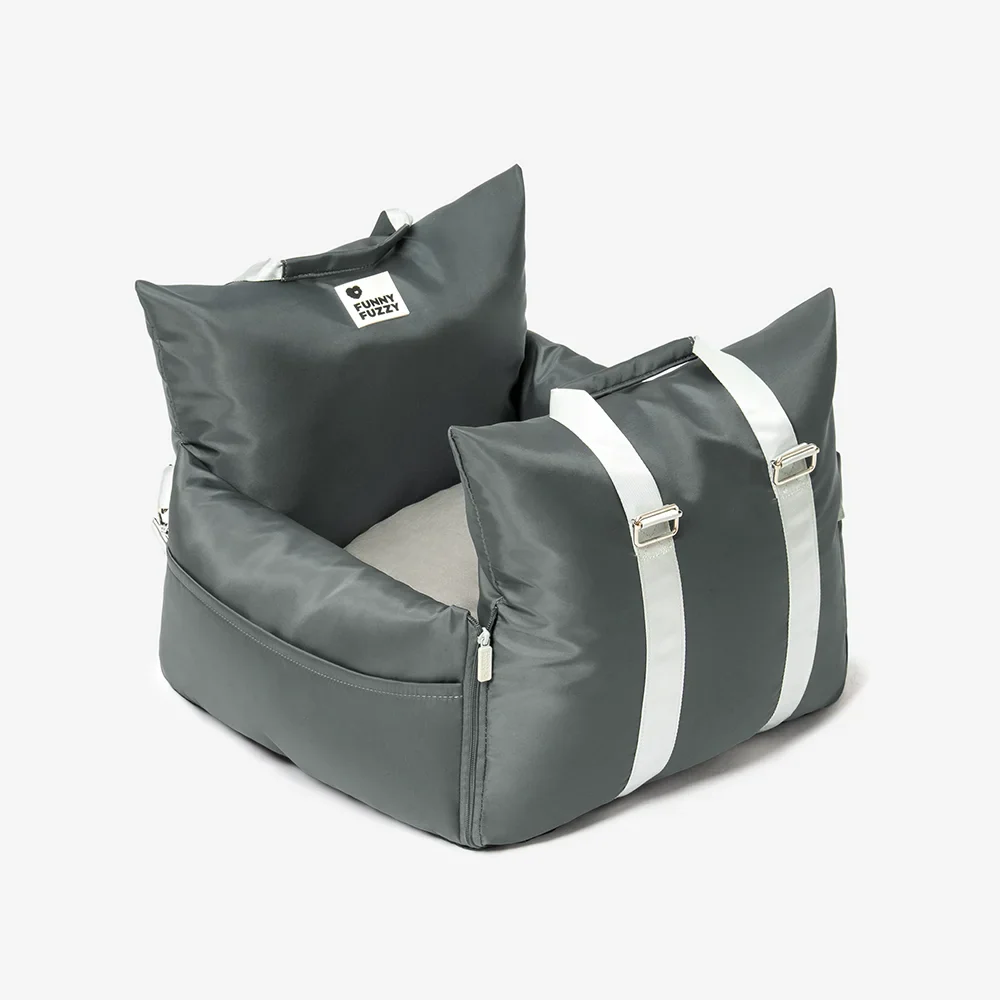 Dog Car Seat Bed Oxford Fabric Waterproof Anti-Slip Safety Buckle Small Medium Dogs Travel Home Carrier | Koossa