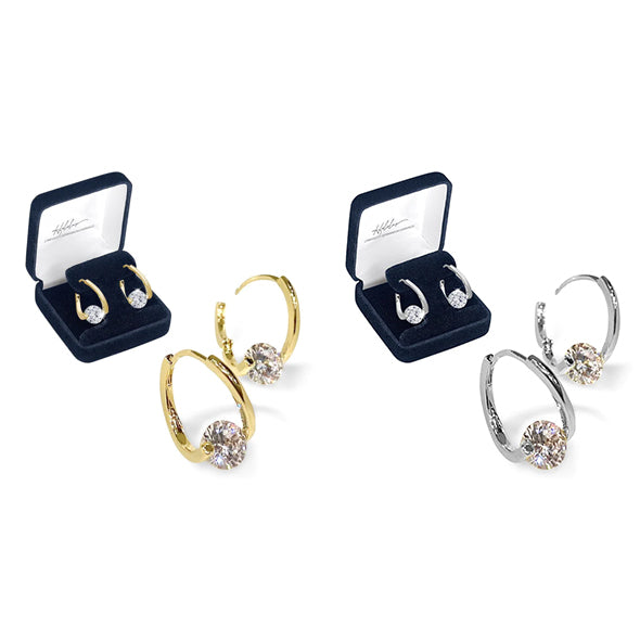 Women's Germanium Stud Earrings — Elegant Everyday Earrings for Wellbeing & Natural Beauty | Koossa