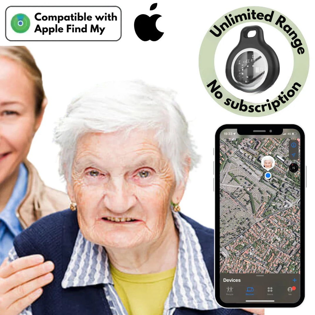 Compact Location Finder for Elderly Adults | Real-Time Positioning Device with 12-Month Battery | No Monthly Fees | Lightweight GPS Locator | Lonoma