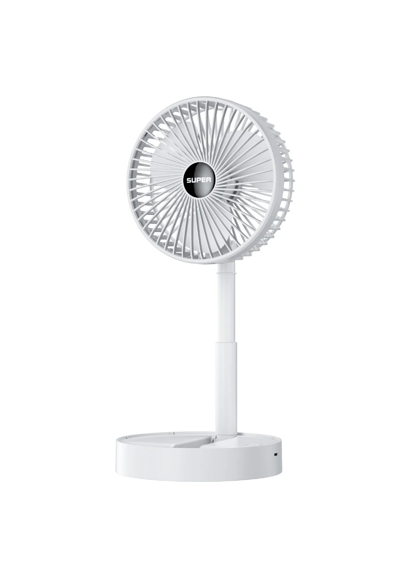 Compact USB Desk Fan with Five Speed Settings and Foldable Design for Office and Travel | Koossa