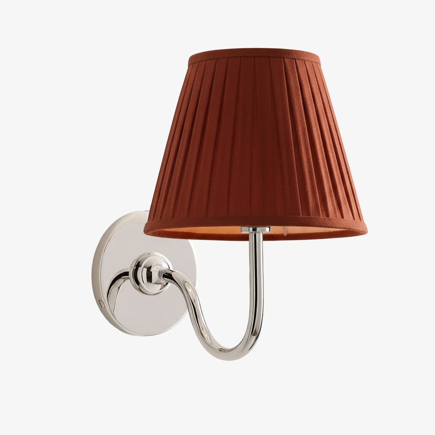 Applique murale élégante à abat-jour plissé en tissu – Éclairage classique et raffiné pour chambre et salon | Koossa