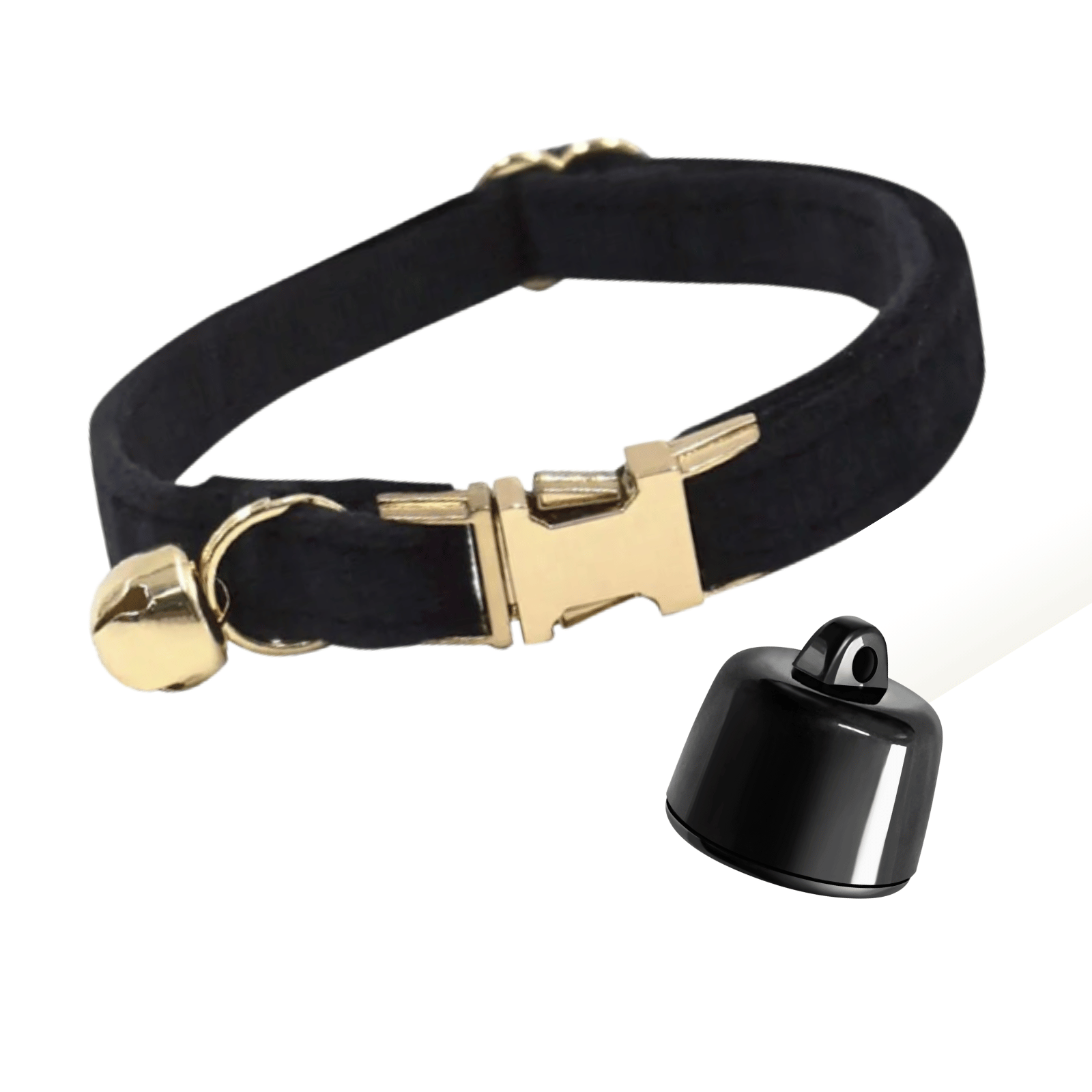 Pet Tracker Mini Bluetooth 2.7g Velvet Collar Bell Geofence iOS Android Cat Dog Bird Small Pets No SIM No Subscription | Koossa