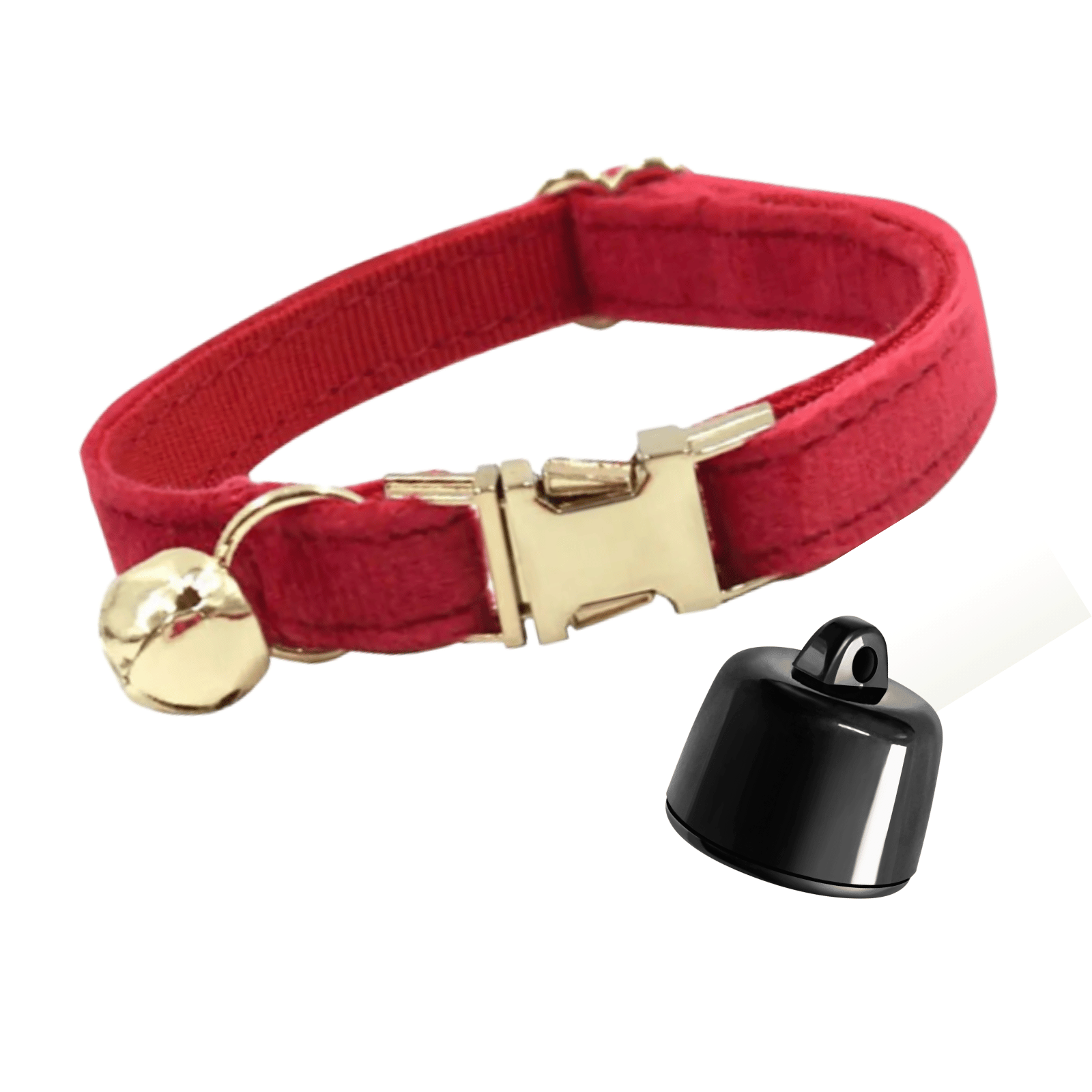 Pet Tracker Mini Bluetooth 2.7g Velvet Collar Bell Geofence iOS Android Cat Dog Bird Small Pets No SIM No Subscription | Koossa