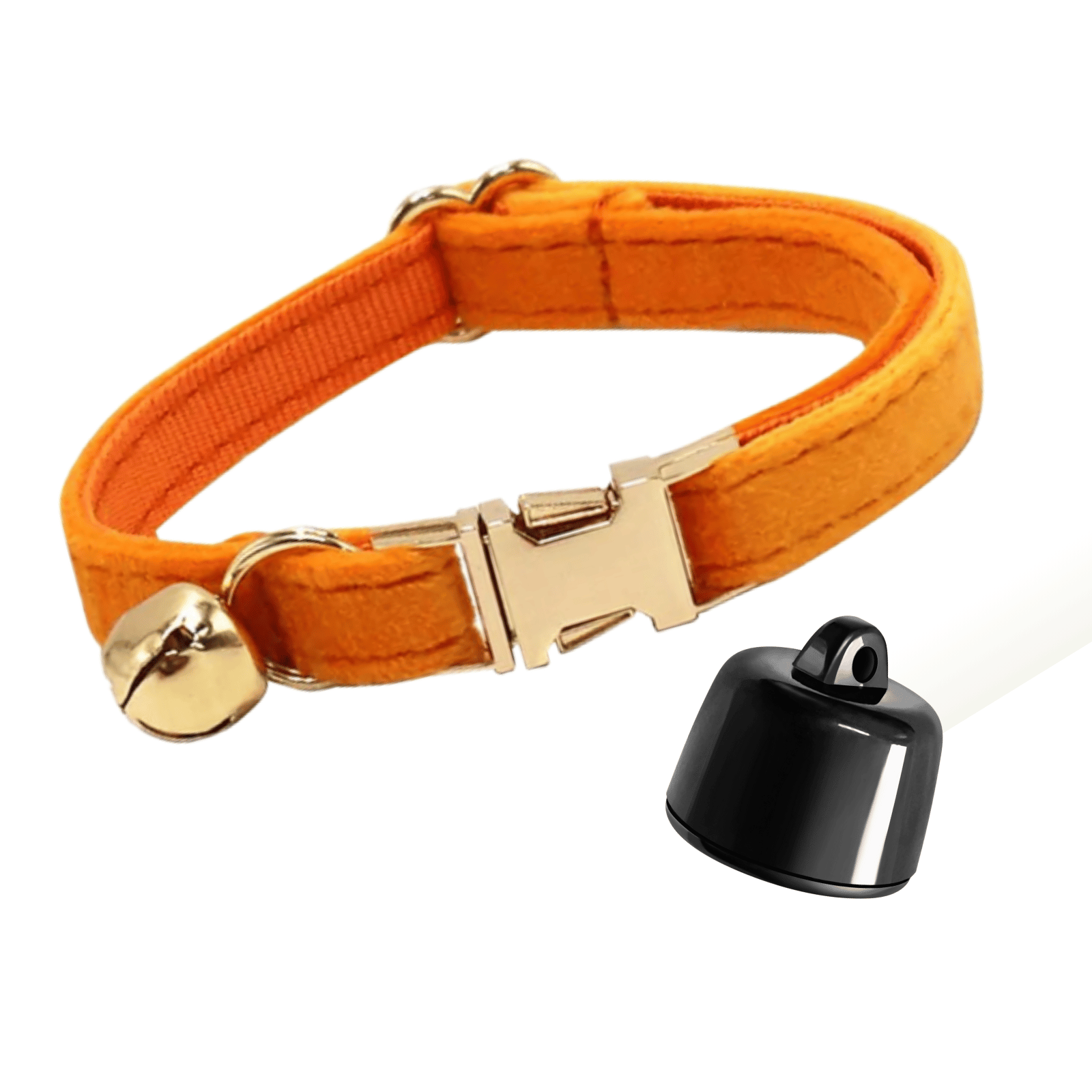 Pet Tracker Mini Bluetooth 2.7g Velvet Collar Bell Geofence iOS Android Cat Dog Bird Small Pets No SIM No Subscription | Koossa