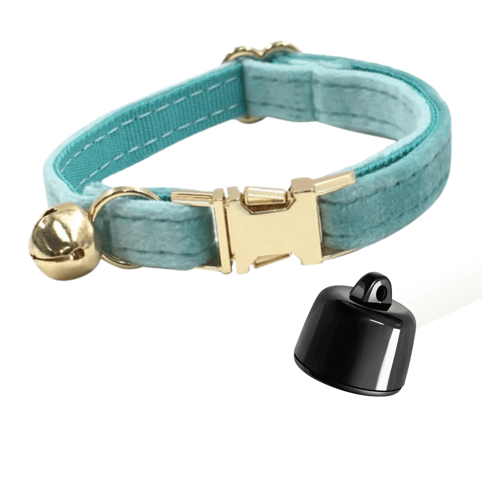 Pet Tracker Mini Bluetooth 2.7g Velvet Collar Bell Geofence iOS Android Cat Dog Bird Small Pets No SIM No Subscription | Koossa