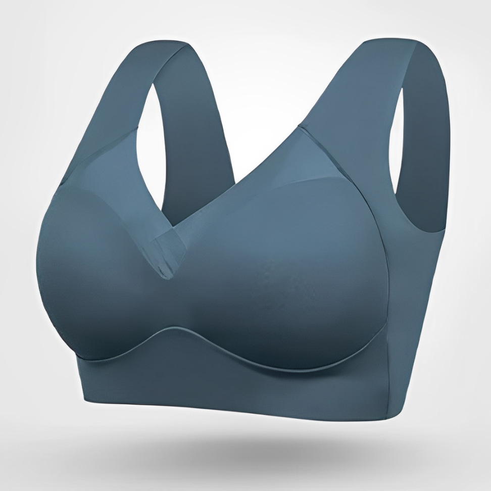 Women's Seamless Comfort Bra in Black, Beige, Navy, Pink & Powder Blue – Everyday Support with Invisible Finish | Koossa