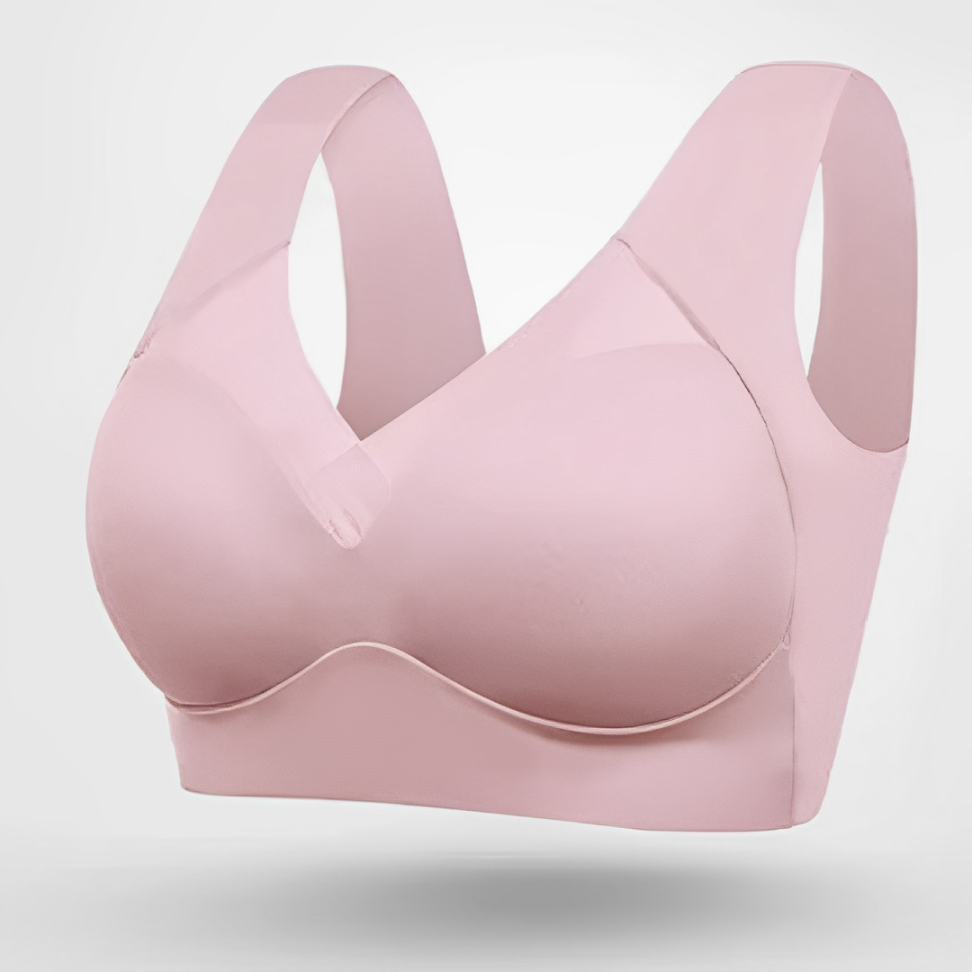 Women's Seamless Comfort Bra in Black, Beige, Navy, Pink & Powder Blue – Everyday Support with Invisible Finish | Koossa