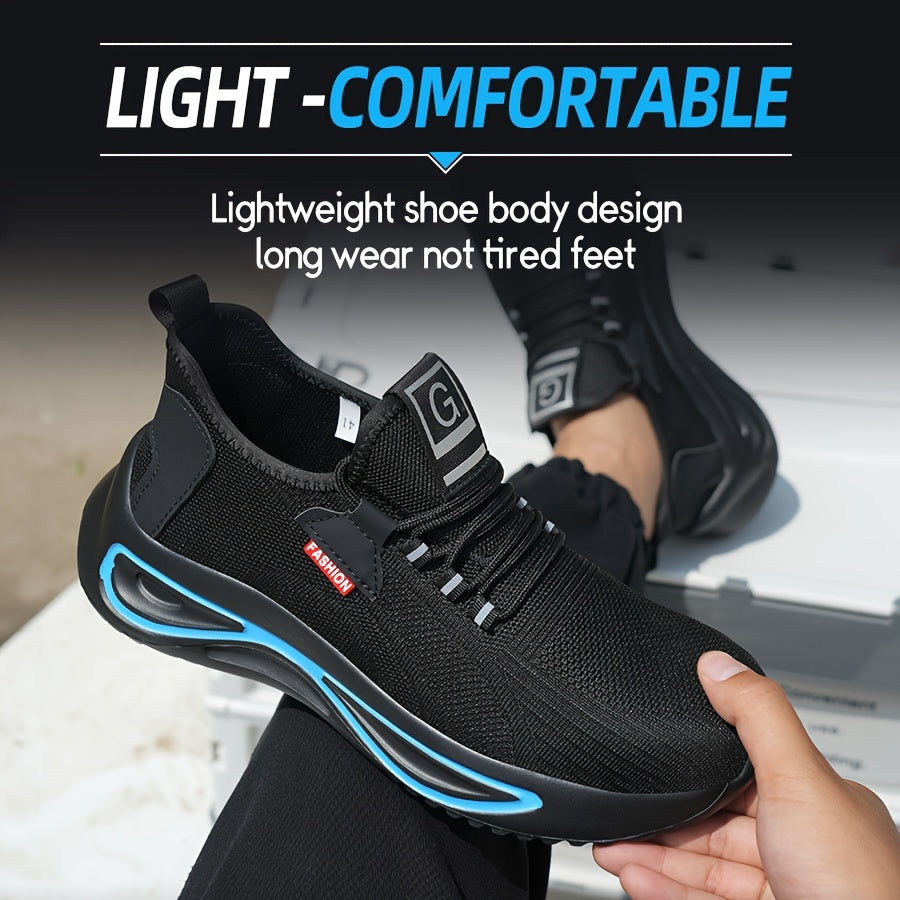 Men's Steel Toe Safety Work Shoes — Lightweight Protective Footwear for Construction & Outdoor Work | Koossa