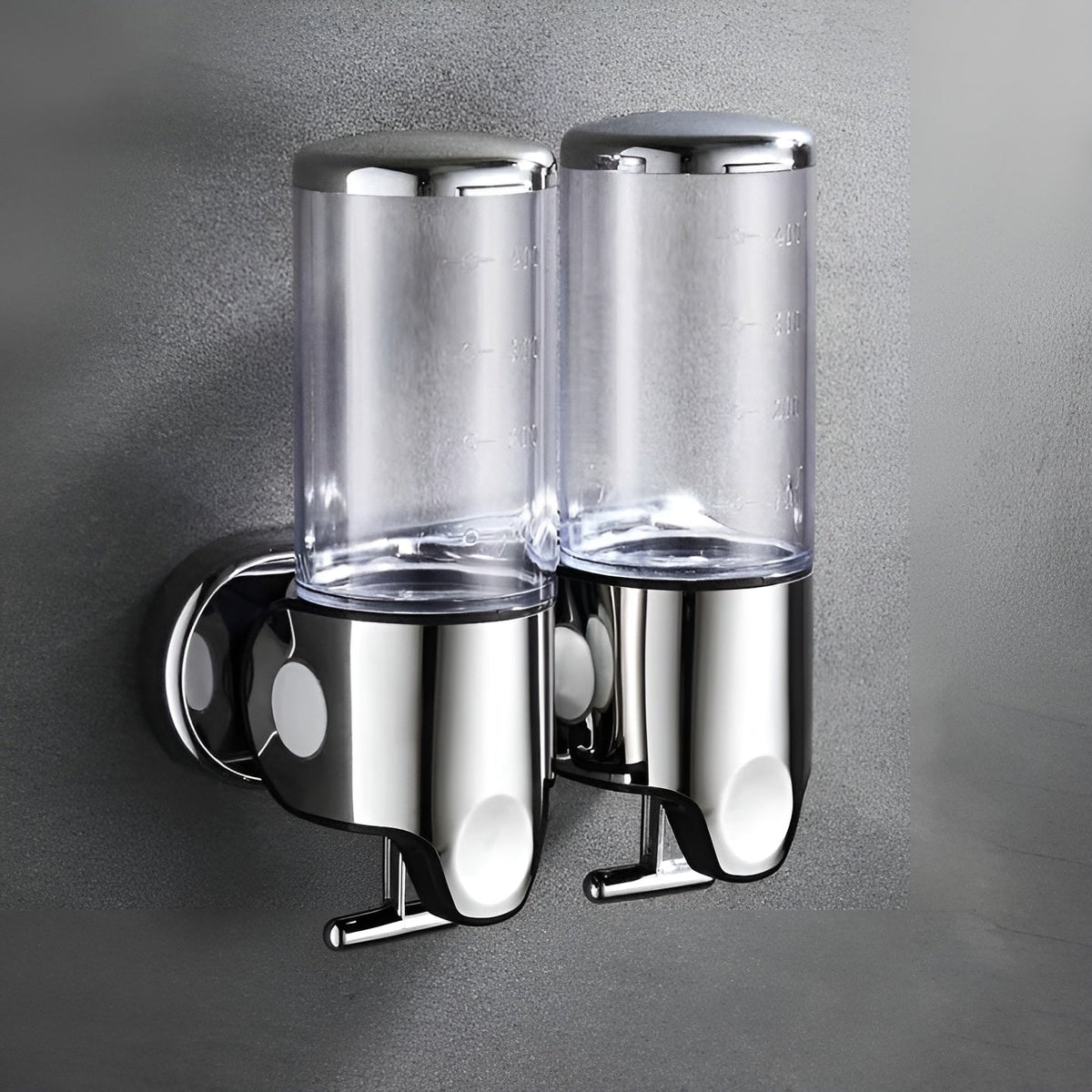 Wall Mount Soap Dispenser 17 fl oz Stainless Steel Chrome Finish for Bathroom Kitchen Shower Single Double Triple Pump | Lonoma