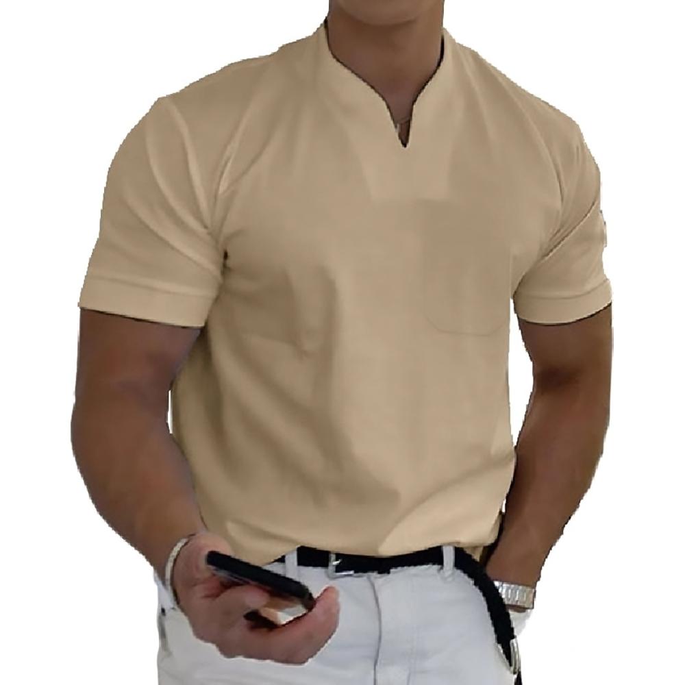 Men's Cotton Polo Shirt with Structured Collar in Classic Colours for Smart Casual Occasions | Koossa