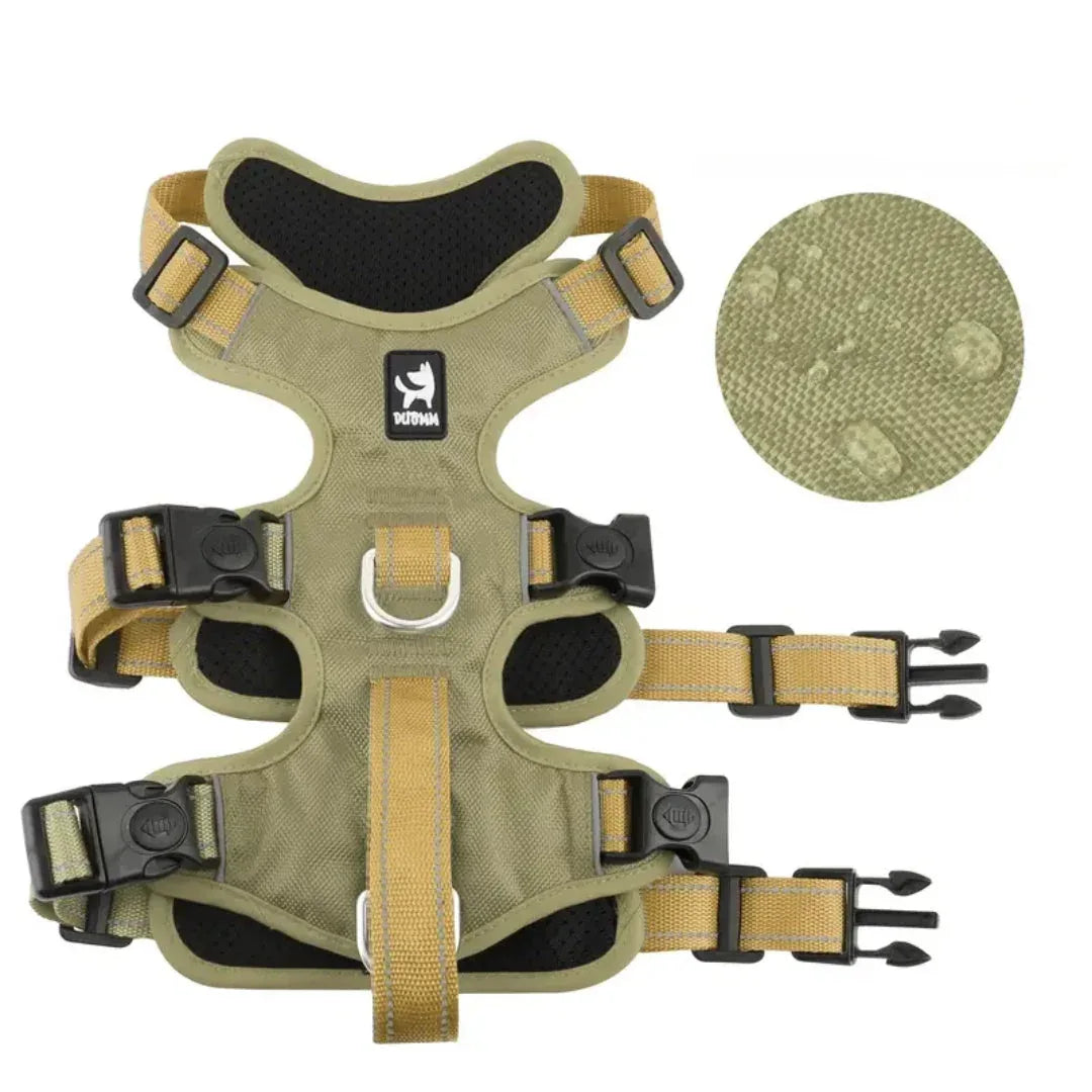 Dog Harness Escape-Proof 3 Clip Points Reflective Padded No-Pull Adjustable Medium Large Walking Training Vest Chest Strap | Koossa