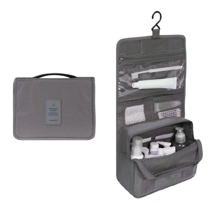 Women's Hanging Travel Toiletry Organiser Bag — Waterproof Cosmetics Case for Weekend Breaks & Holidays | Koossa