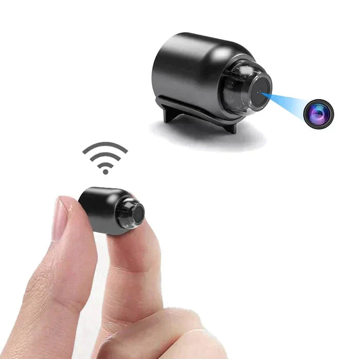 Caméra de surveillance Wi-Fi compacte full HD 1080p avec vision nocturne et détection de mouvement intérieur | Koossa