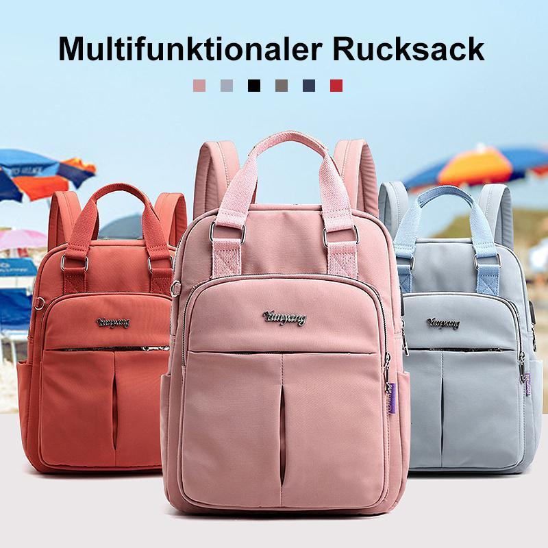 Women's Water-Resistant Everyday Backpack with USB Charging Port — Practical Travel Rucksack for Work & Leisure | Koossa