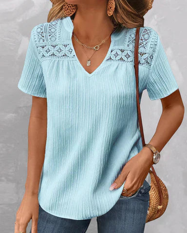Women's Summer Dress — Elegant Relaxed-Fit Day Dress with Classic Detailing for Warm Weather & Garden Parties | Koossa