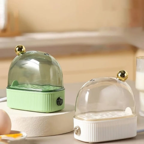 Cuiseur à œufs électrique automatique pour 2 œufs cuisson parfaite compacte quotidienne haut de gamme | Koossa