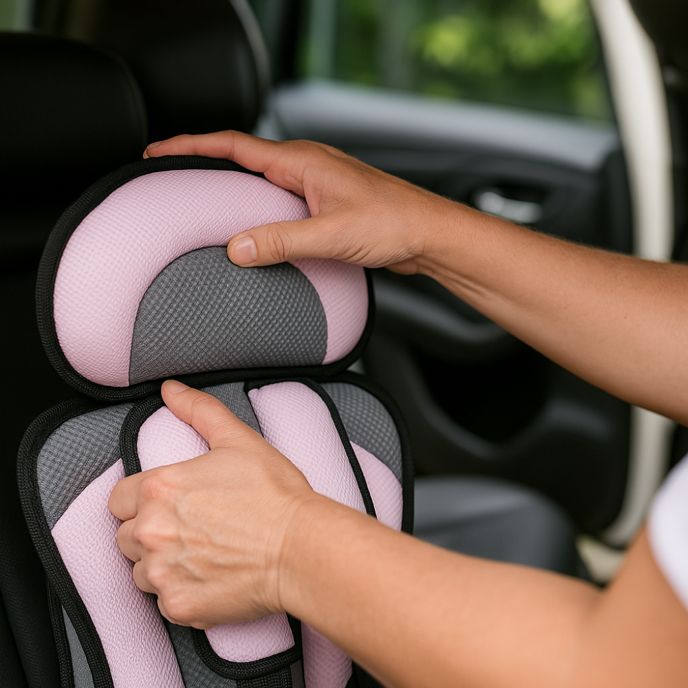 Siège auto évolutif ISOFIX 0–12 ans avec harnais 5 points et assise ventilée adaptable à toutes les phases | Koossa