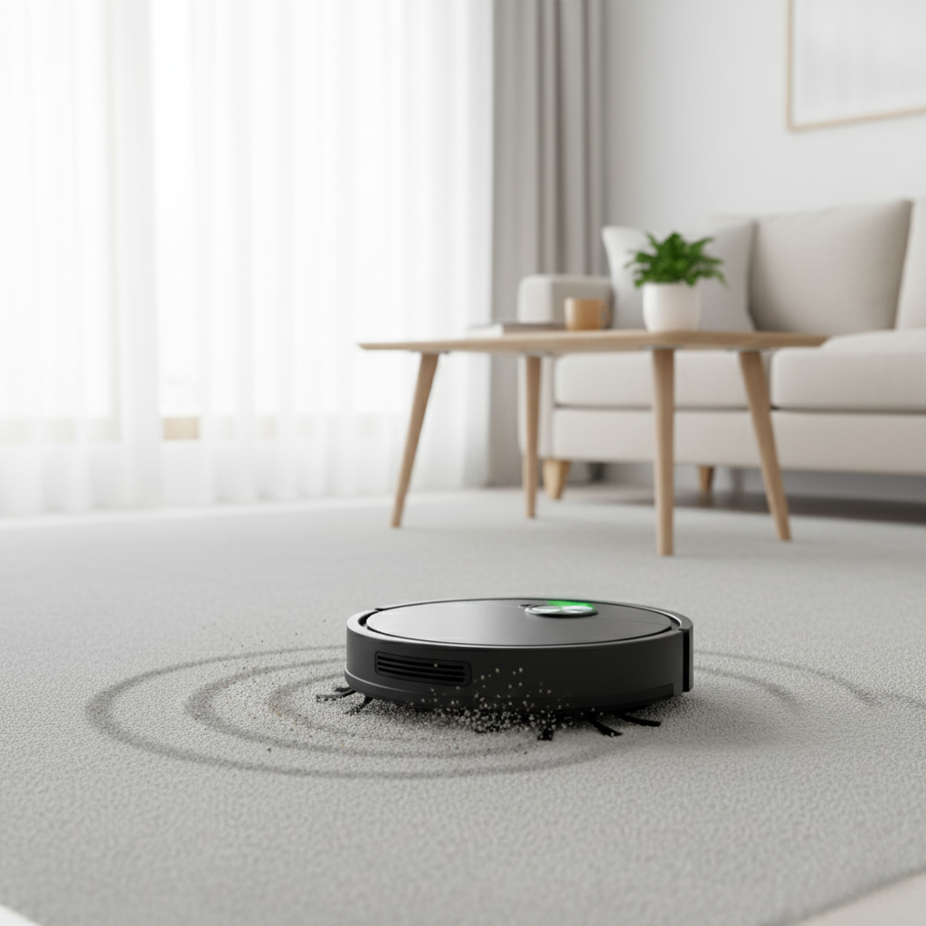 Robotic Vacuum and Mop Combo 2-in-1 Automatic Floor Cleaner Smart Navigation Self-Charging Robot Vacuum for Hardwood Tile Pet Hair | Lonoma