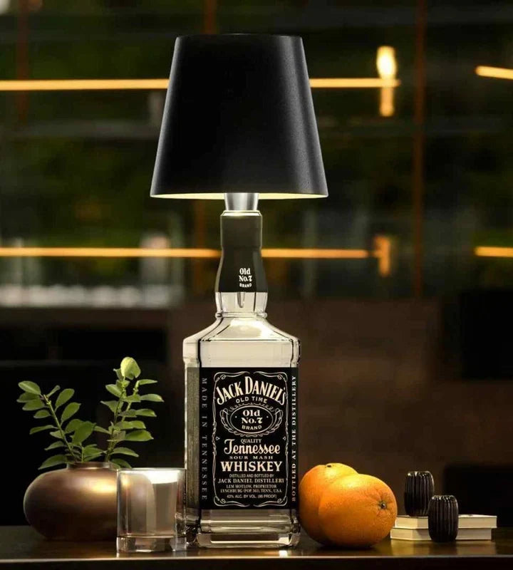 Rechargeable Bottle Light Cap, 3-Level Touch Dimming Cordless LED Wine Bottle Lamp, USB-C Table Lamp for Patio, Party & Home Decor | Lonoma