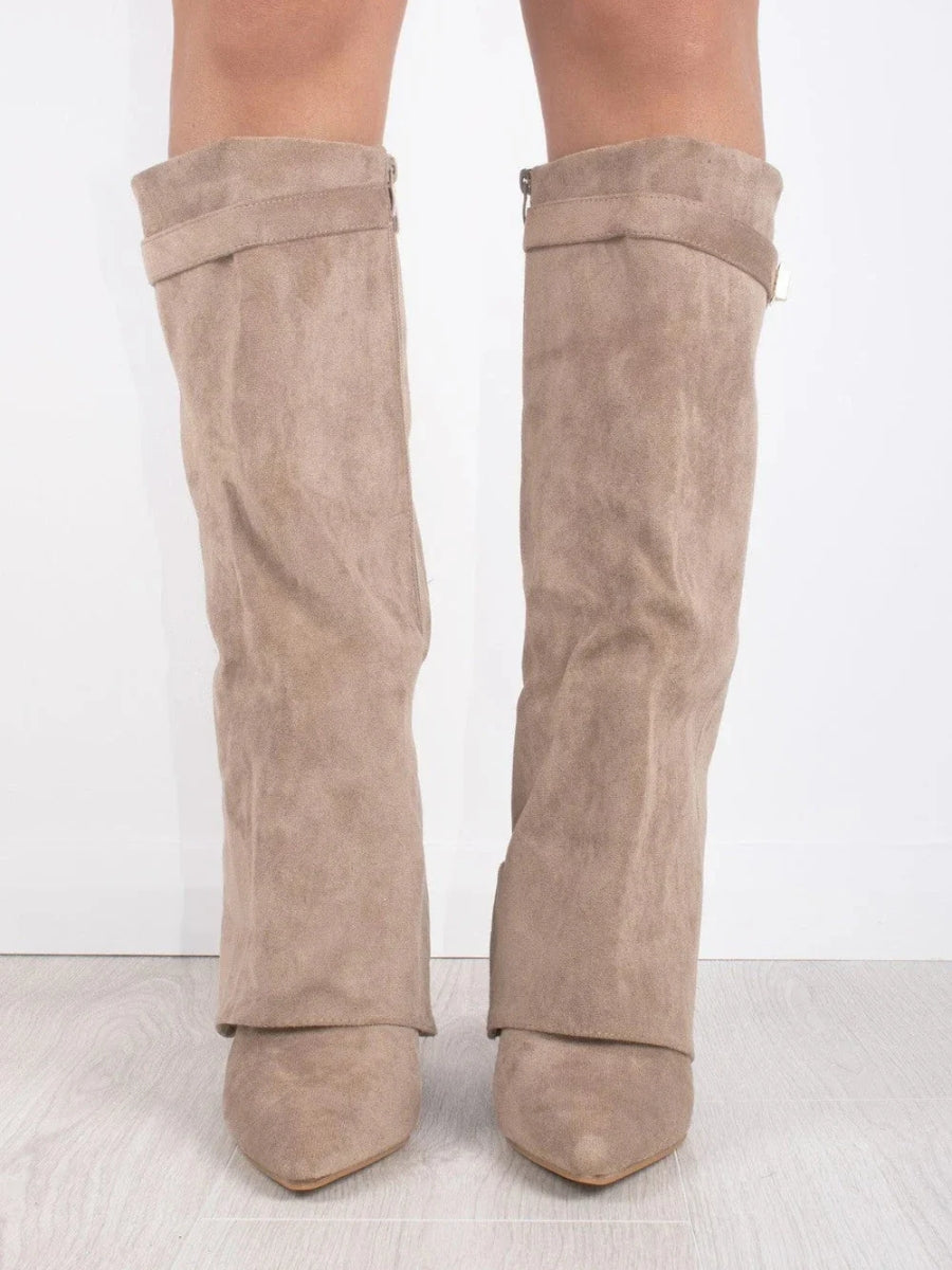 Women's High Knee-Length Boots — Elegant Dress Boots for Formal Occasions & Evening Events | Koossa