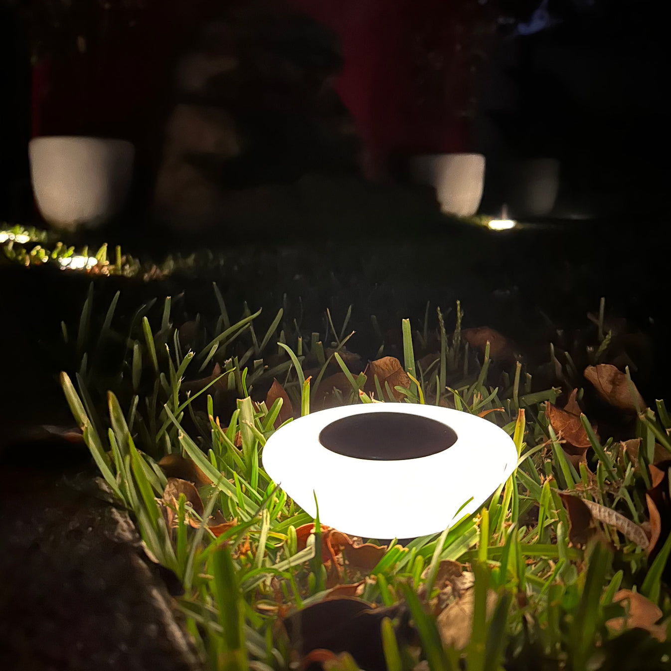 Spot de sol solaire LED à encastrer pour jardin terrasse allée extérieur éclairage IP65 étanche durable | Koossa