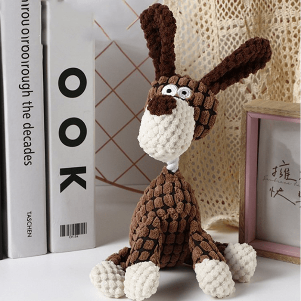 Interactive Plush Animal Toy for Dogs — Durable Bite-Resistant Pet Toy for Play & Fetch | Koossa