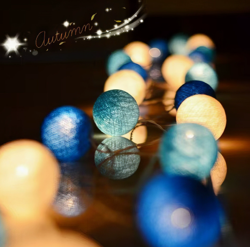 Cotton Ball String Lights, USB or Battery Powered Fairy Lights for Bedroom, Living Room, Nursery, Party & Covered Patio Decor | Lonoma