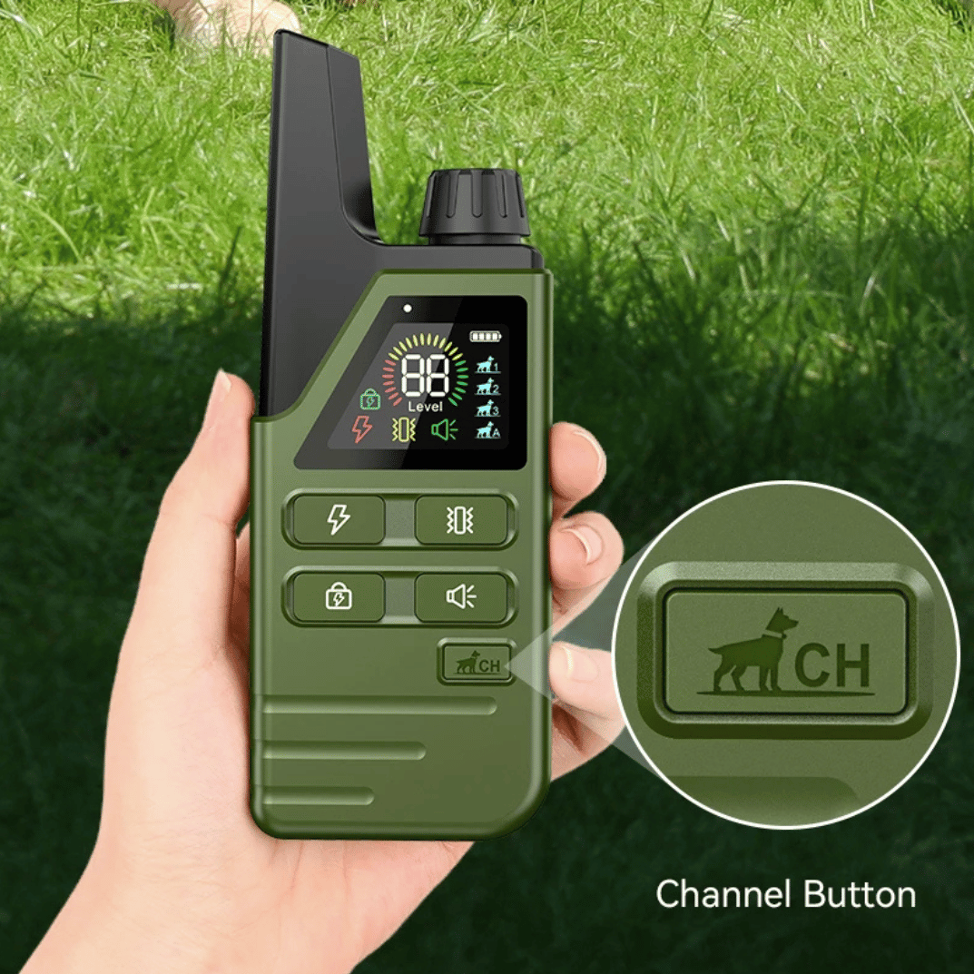 Dog Training Collar 300m Remote Waterproof Rechargeable Beep Vibration Static Small Large Dogs USB-C | Koossa