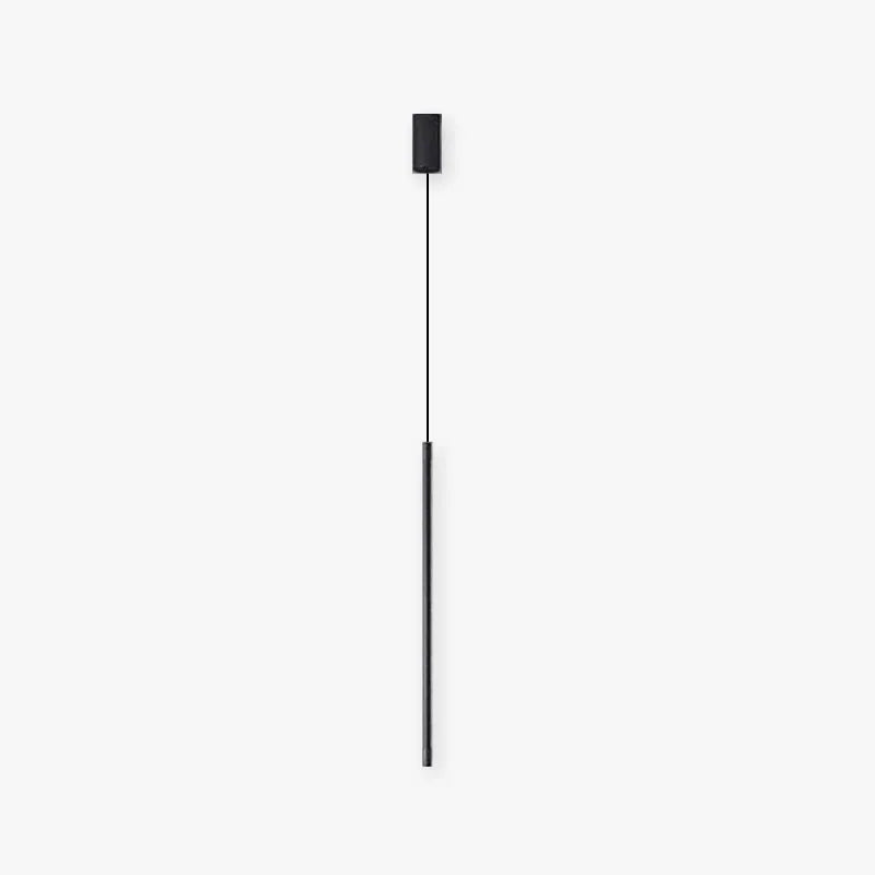 Hanging Linear Metal Fixture for Bedside Black Adjustable Drop Light Modern Sleek Design LED Warm Neutral Cool White Nightstand Accent | Lonoma