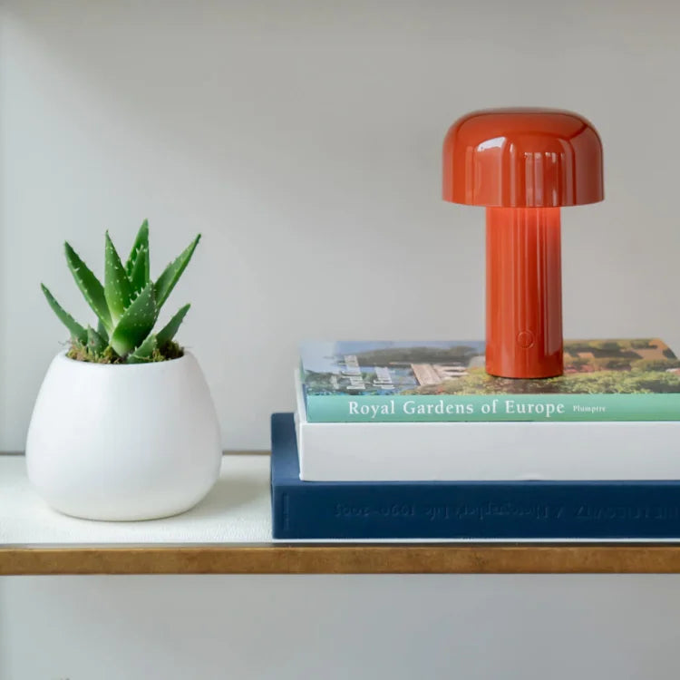 Lampe nomade LED tactile champignon rechargeable dimmable ambiance douce intérieur extérieur décoration | Koossa