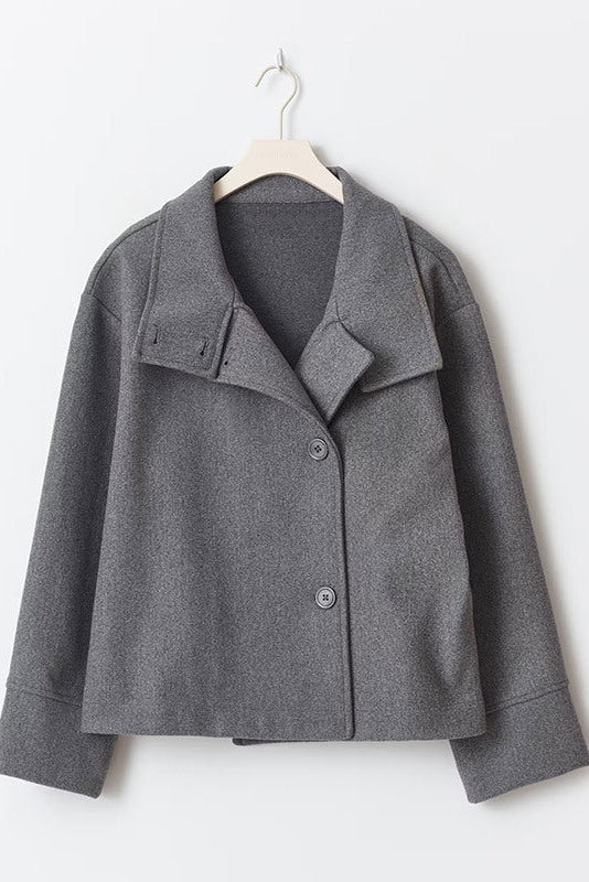 Women's Relaxed Double-Breasted Winter Coat — Elegant Oversized Outerwear for Cold Weather & Everyday Layering | Koossa