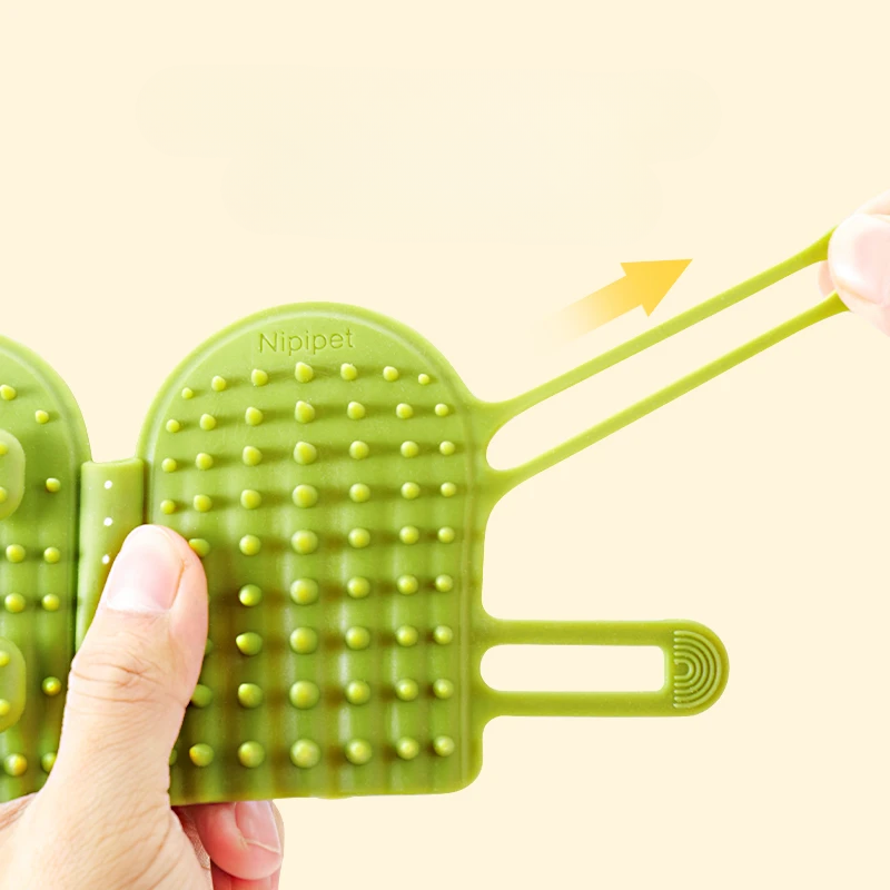 Cat Self-Grooming Brush Silicone Furniture Wrap Cactus Massage Deshedding Leg Post Scratcher Hand Glove Indoor | Koossa