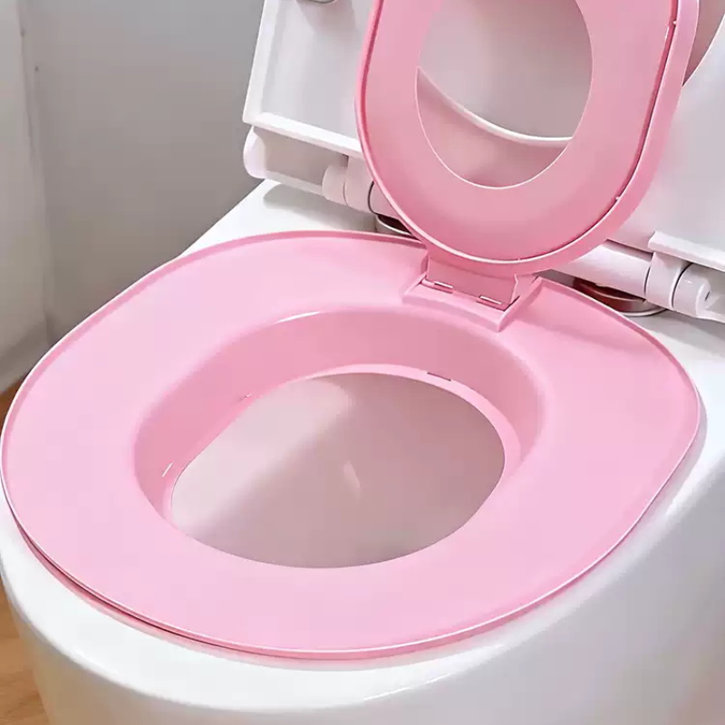 Cat Toilet Training Seat 39x36.5cm Suction Cup Removable Tray Litter Free Standard Toilet Fit Reusable Trainer | Koossa