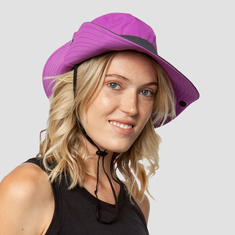 Women's Foldable Sun Hat with UPF50+ Protection — Wide Brim Packable Summer Hat for Holidays & Outdoor Activities | Koossa