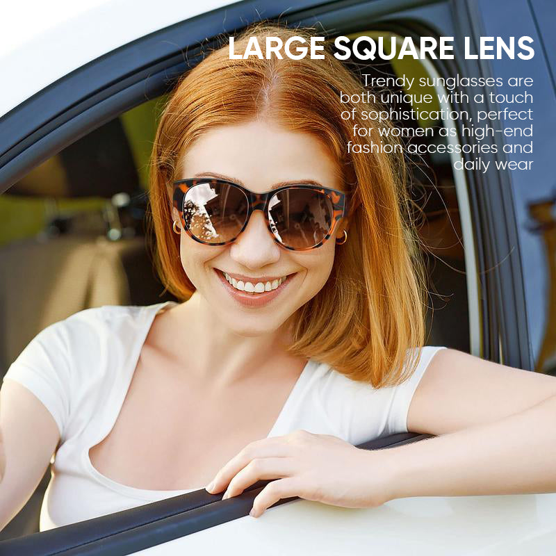 Surlinettes Solaires Polarisées UV400 Cat-Eye Protection Optimale pour Porteurs de Lunettes Homme Femme | Koossa