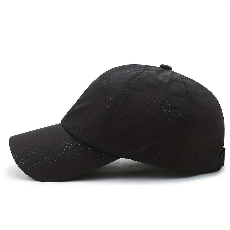 Breathable Mesh Baseball Cap with UV Protection, Quick-Dry Lightweight Sun Hat for Hiking, Running, Cycling, Fishing & Golf | Lonoma