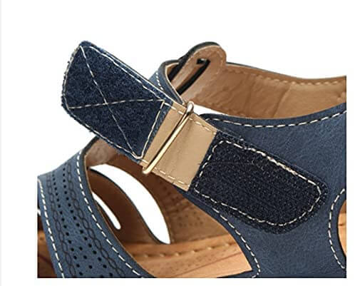 Women's Open-Toe Wedge Sandals with Cushioned Sole — Comfortable Summer Sandals for Everyday Wear & Travel | Koossa