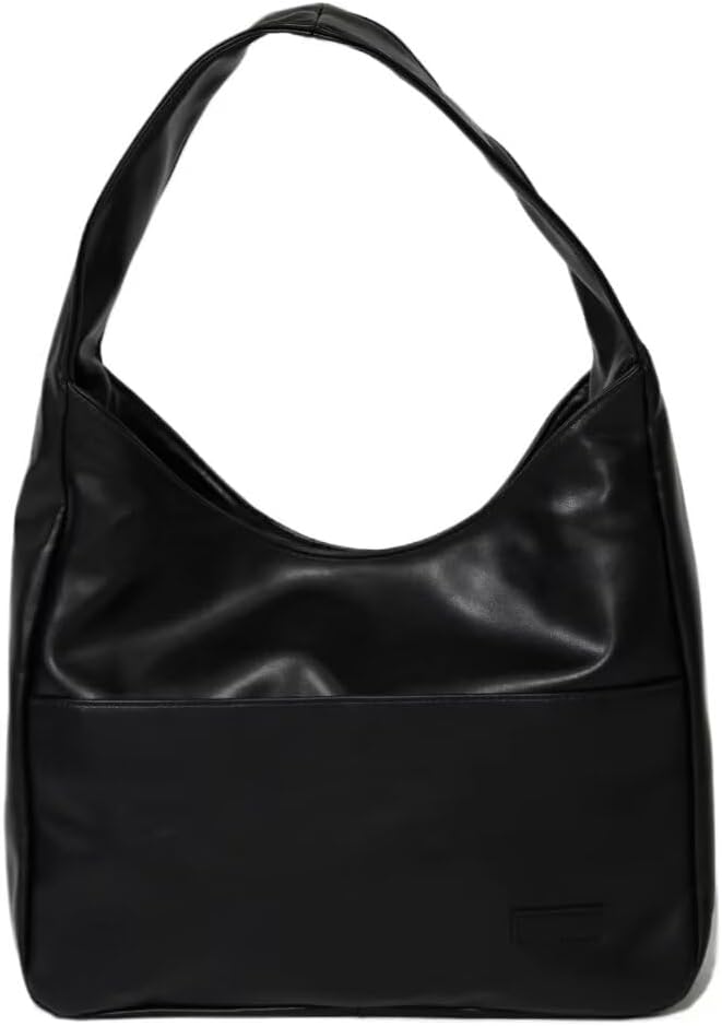 Soft Faux Leather Shoulder Bag in Contemporary Minimalist Silhouette for Work and Weekend Styling | Koossa