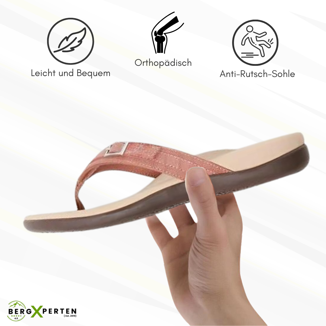 Women's Orthopedic Slide Sandals — Cushioned Arch Support Footwear for All-Day Comfort & Walking | Koossa