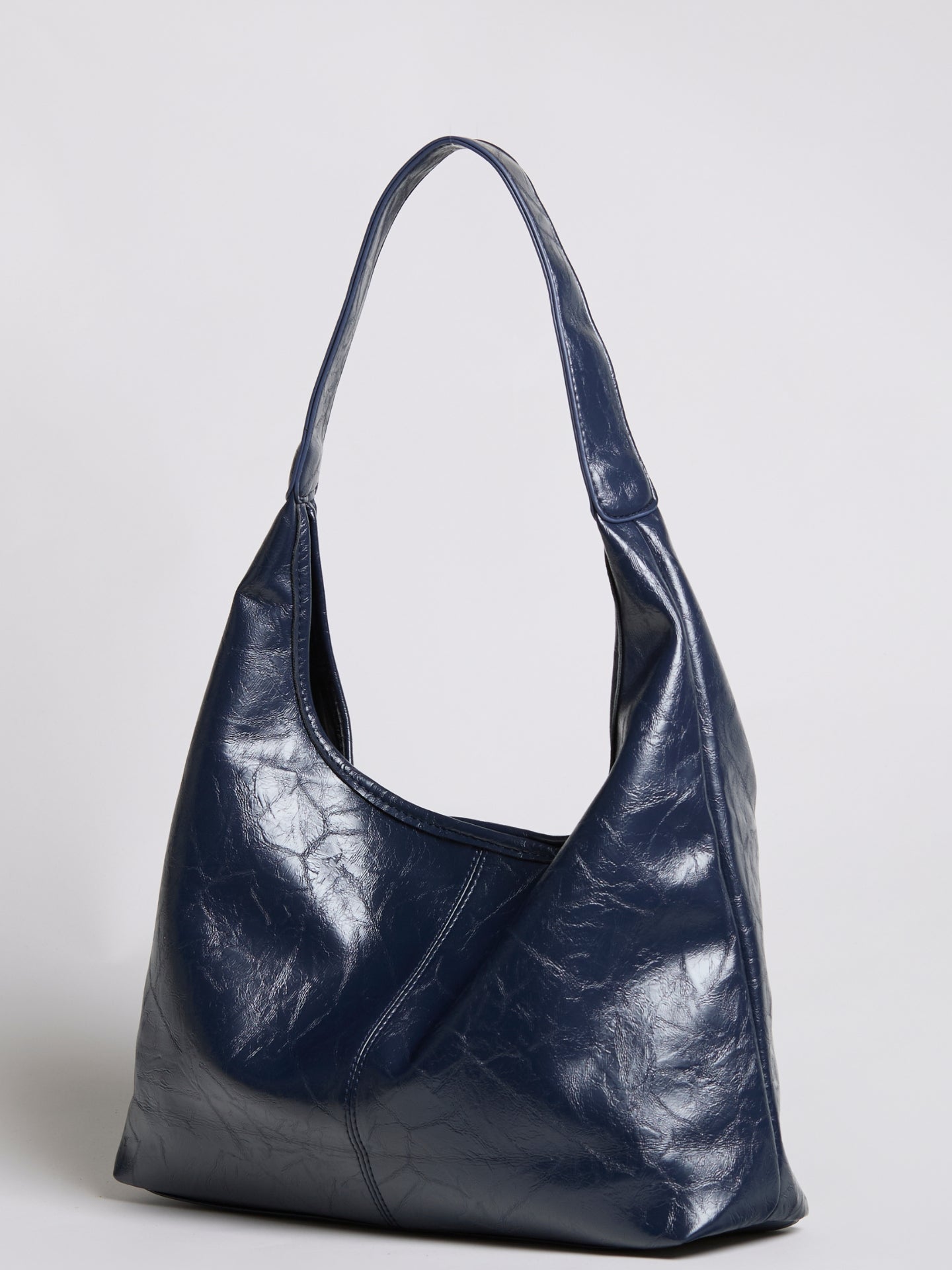 Soft Leather-Effect Tote Bag in Black with Matching Pouch | Spacious Everyday Shoulder Bag with Compartments | Koossa