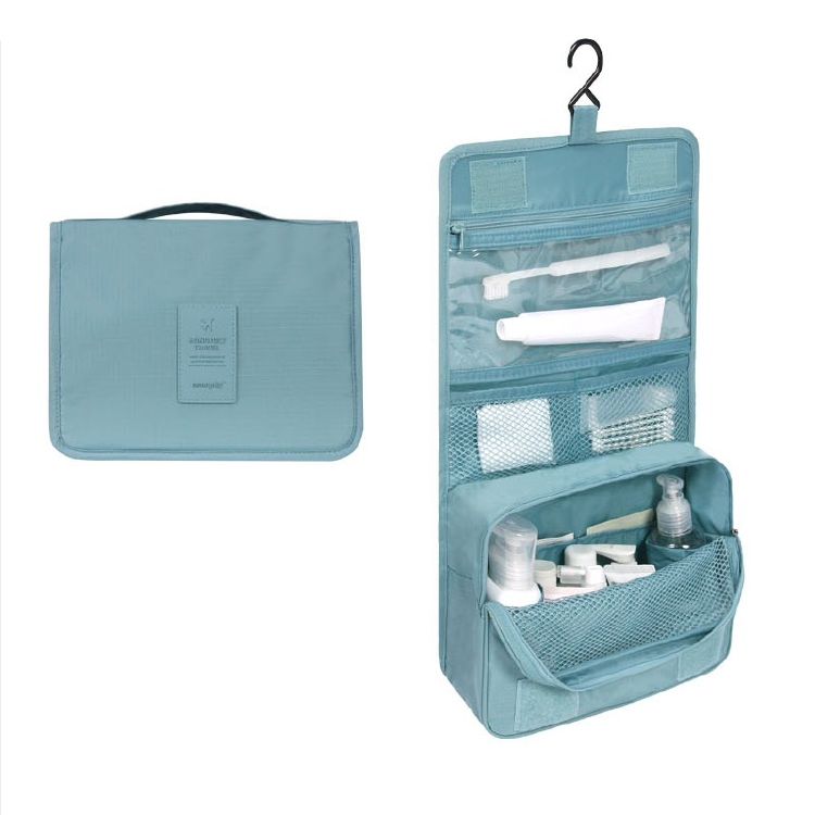 Women's Hanging Travel Toiletry Organiser Bag — Waterproof Cosmetics Case for Weekend Breaks & Holidays | Koossa