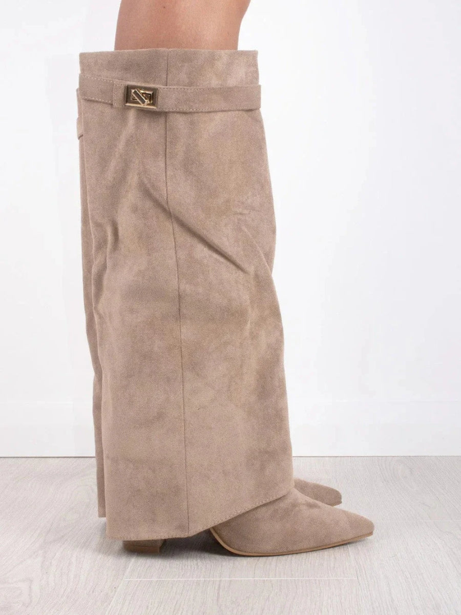 Women's High Knee-Length Boots — Elegant Dress Boots for Formal Occasions & Evening Events | Koossa