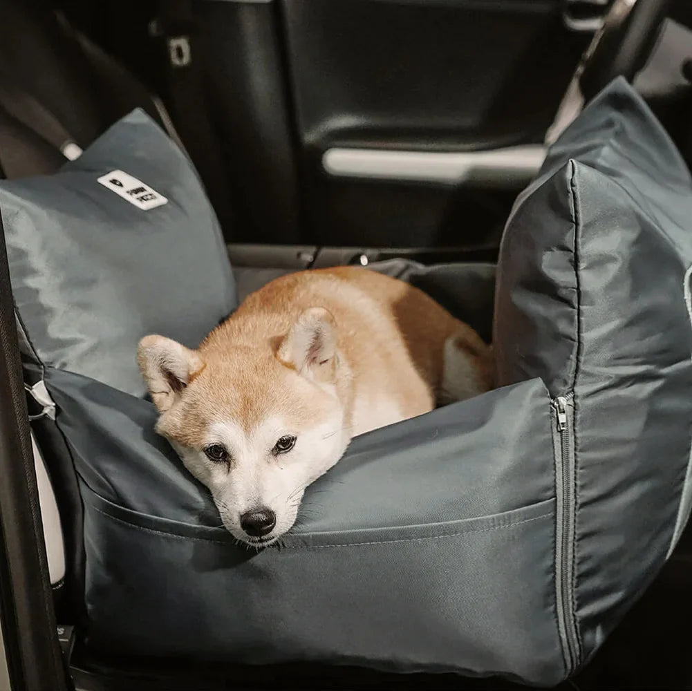 Dog Car Seat Bed Oxford Fabric Waterproof Anti-Slip Safety Buckle Small Medium Dogs Travel Home Carrier | Koossa