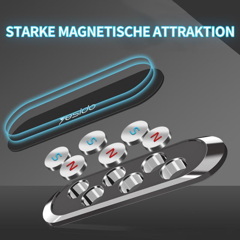 Magnetic Car Phone Mount, 360° Rotating Dashboard Phone Holder, Nano Gel Adhesive Smartphone Cradle for Car, Desk & Mirror | Lonoma