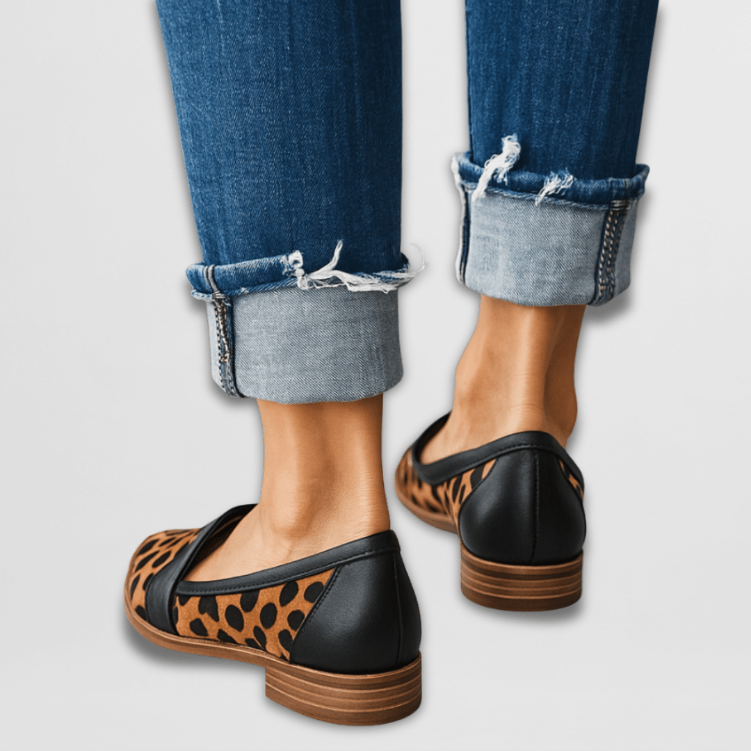 Women's Pointed Toe Slip-On Loafers in Soft Leather for Effortless Elegance | Koossa
